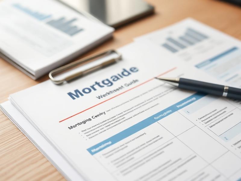 Mortgage training worksheet and toolkit